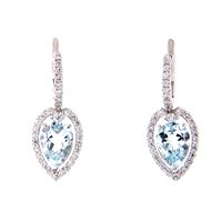 Ohrringe Crivelli Dame Acquamarina in Gold Acquamarina 3.38 Ct 372-2746 - 372-2746